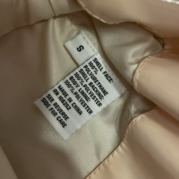 Jane Post Women S Peach Detachable Hood Iconic Princess Rain Slicker Jacket NWT - Picture 9 of 14